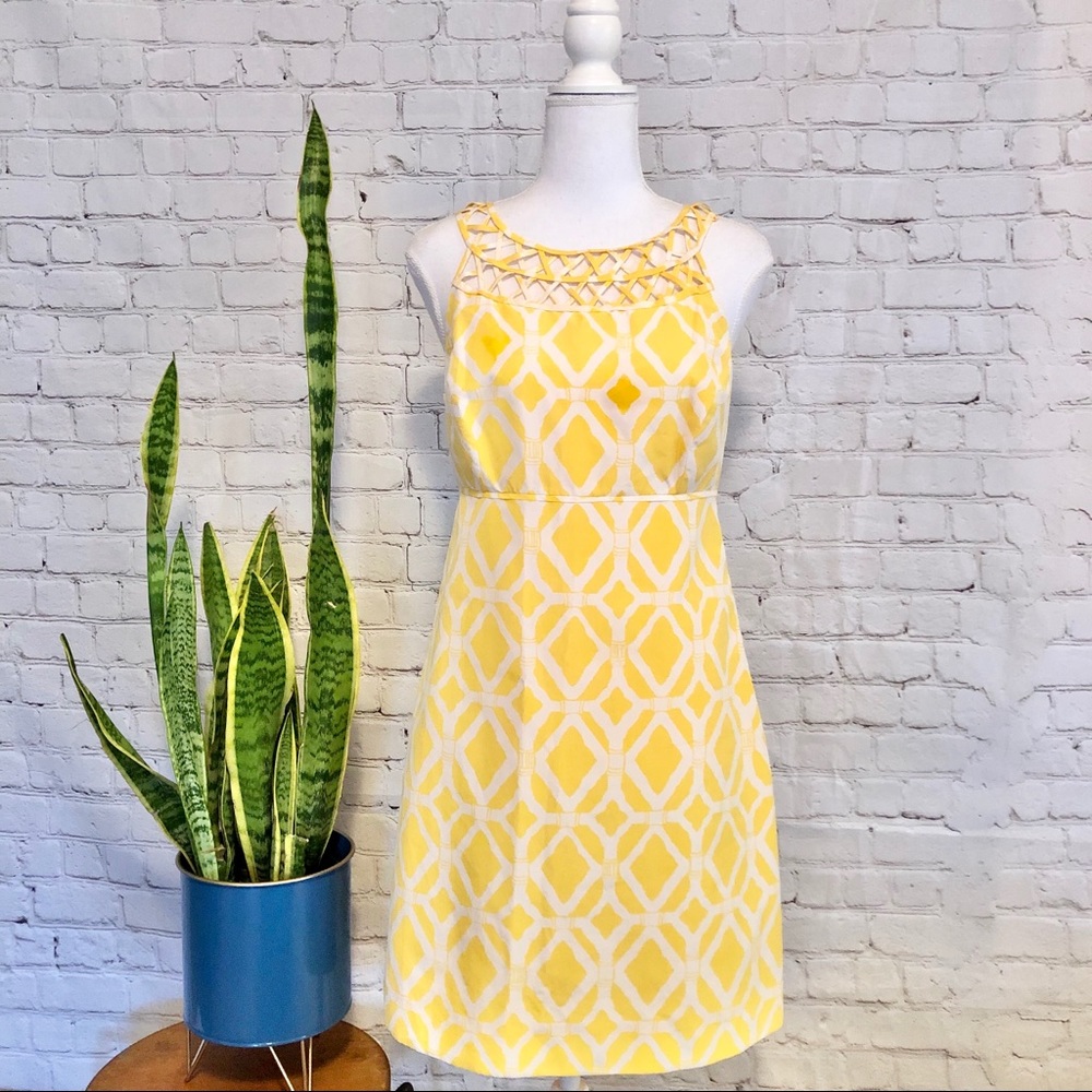 Lilly Pulitzer Jacqueline Yellow Bamboo Dress